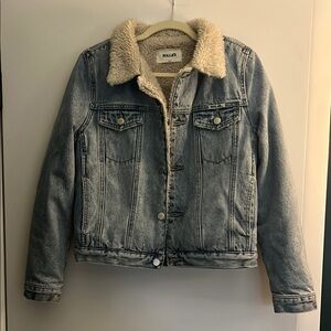 Rollas Denim Jacket with Sherpa Lining